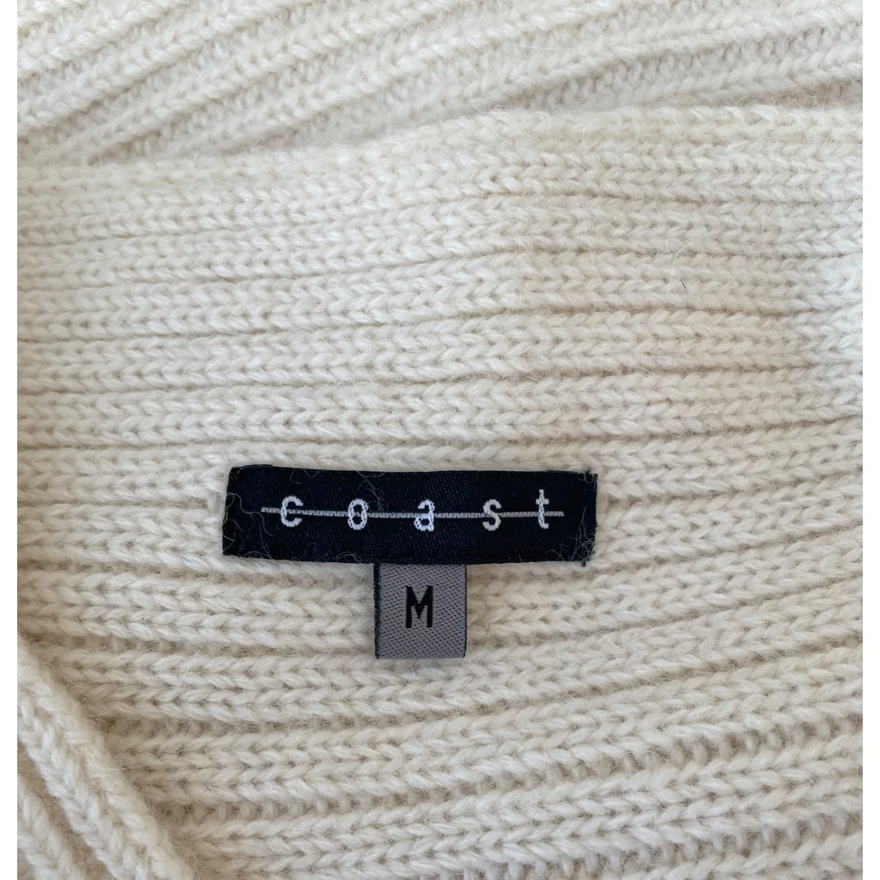 Coast Cream Wool Long Cardigan