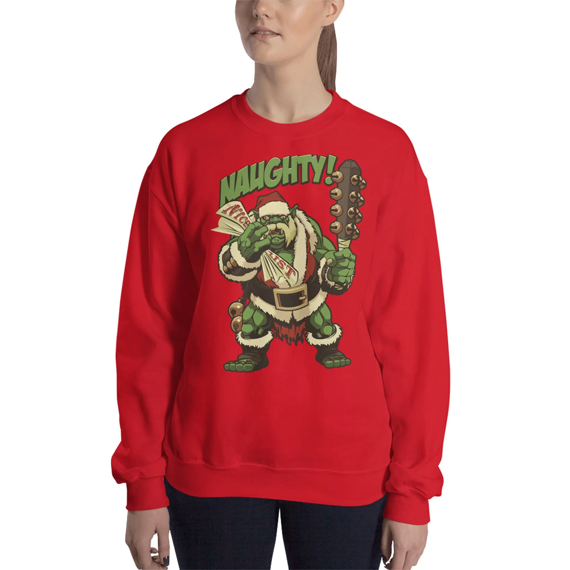 Holiday Naughty Ogre Sweatshirt