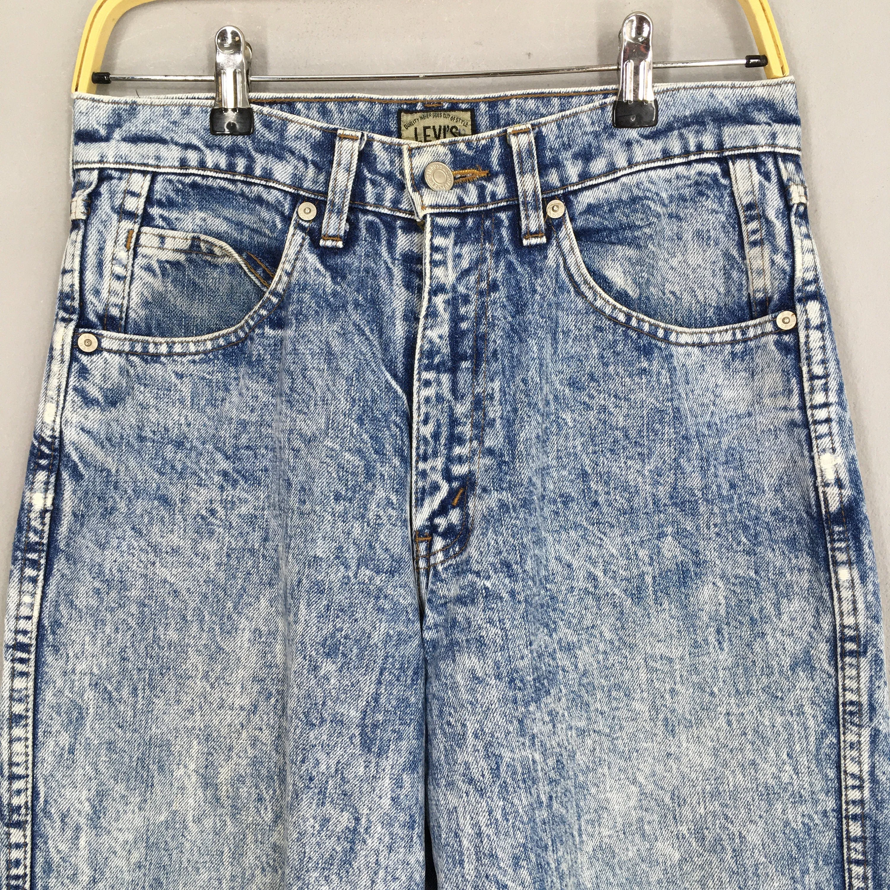 Levi's 603 Jeans Acid Wash Denim Size 29x30.5