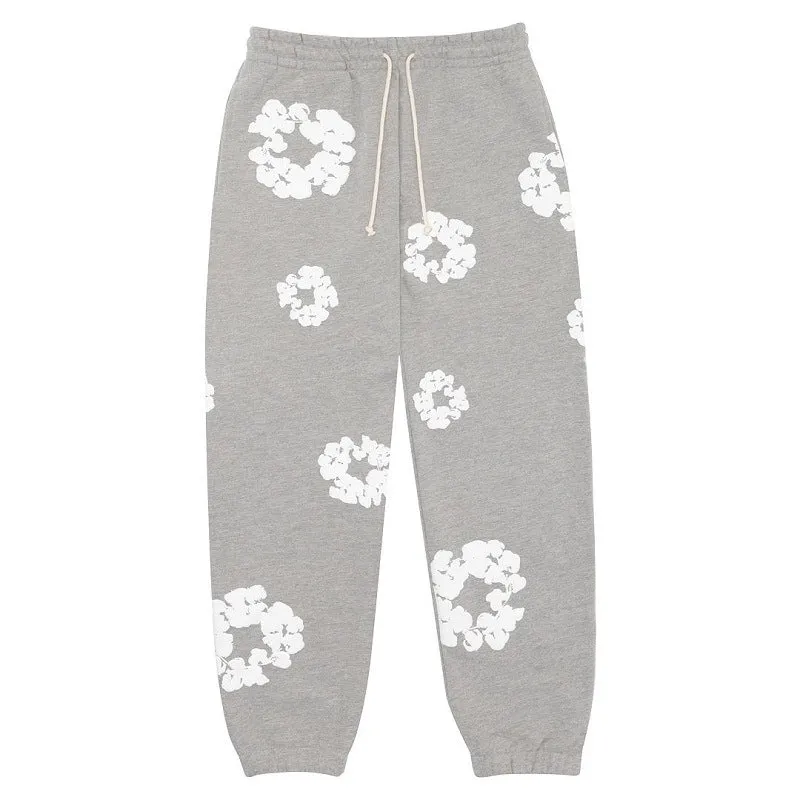 MB FASHION Floral Printed Sweatshirt and Jogger Pants Loungewear Set 023LY